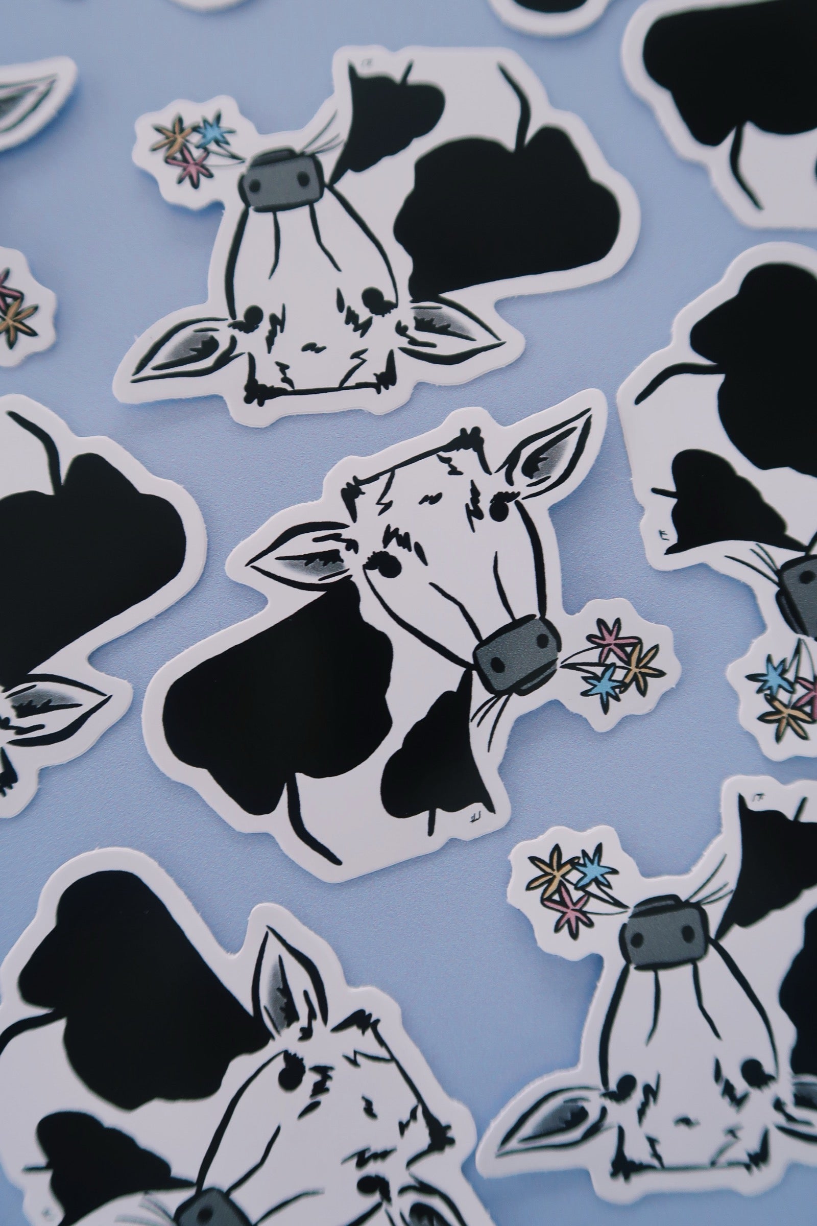 Moo's Cow Sticker