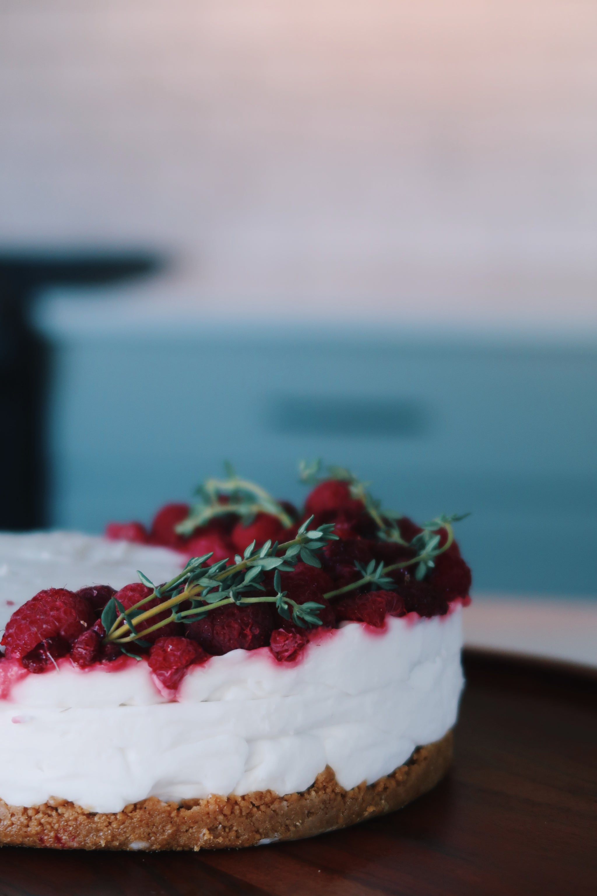 {Gluten Sensitive} Raspberry Cheesecake